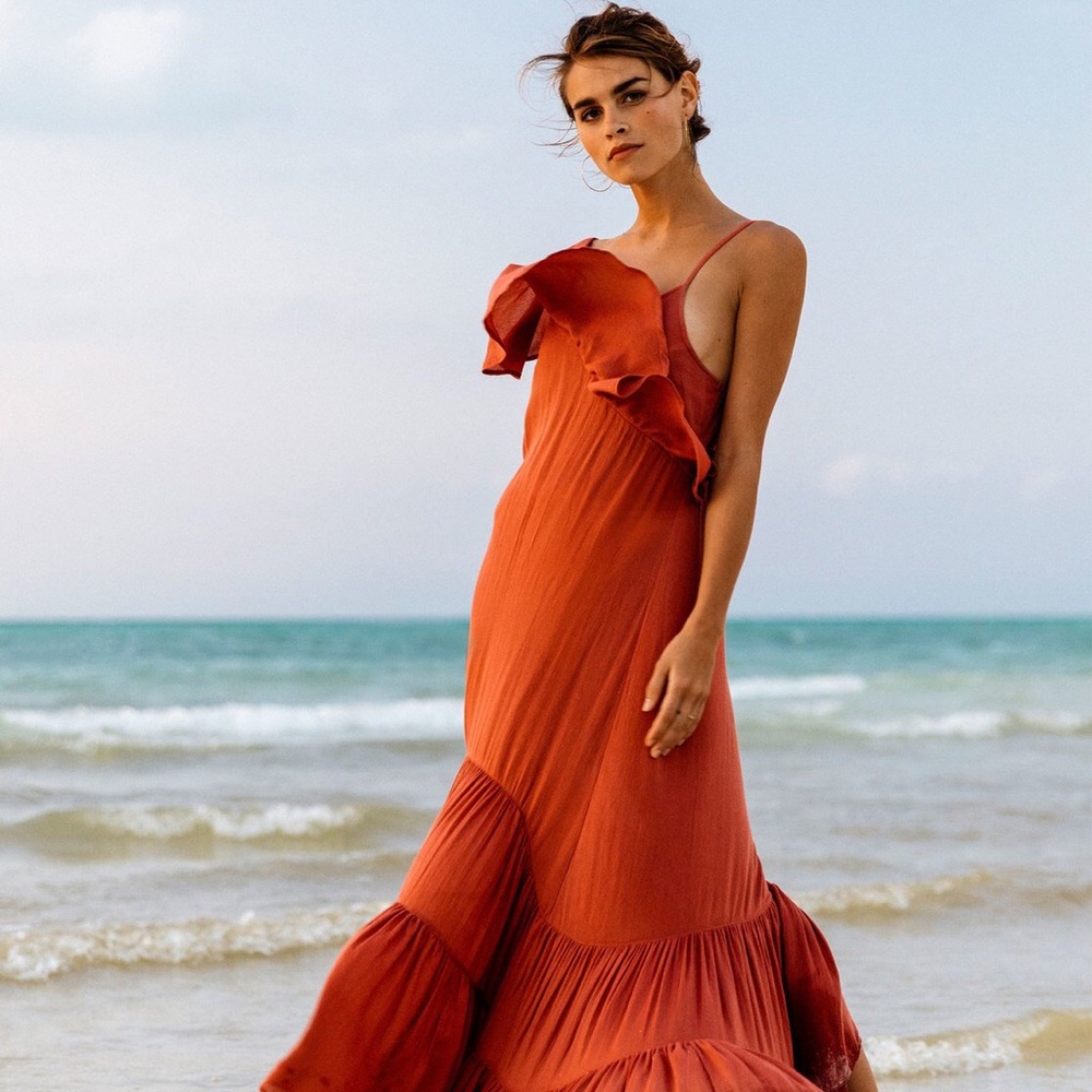 🌴🌼BILLABONG- KISS TO TELL MAXI DRESS🌼🌴 - Picture 3 of 15